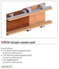 Forest TOLÓAJTÓ BÚTORLAPHOZ RV30 SZETT 2 AJTÓHOZ 30 KG ALUMÍNIUM - 10014631110