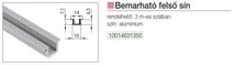 Forest TOLÓAJTÓ ALUMÍNIUM KERETHEZ AV40 FELSŐ SÍN 3m ALUMÍNIUM - 10014631350
