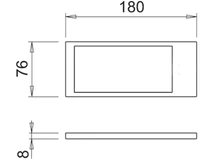 Forest LED  VILÁGÍTÁS K-PAD SLAVE 5W NW ALUMÍNIUM - 10015608920
