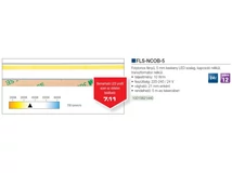 LED VILÁGÍTÁS FLS-NCOB-24V NW FOLYTONOS FÉNYŰ 5mm-es NATURAL WHITE - 5m