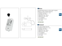 Forest VILÁGÍTÁSTECHNIKAI KIEGÉSZÍTŐ HORIZONT SZENZOR 10mm FEKETE - 10015621901