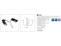 Forest VILÁGÍTÁSTECHNIKAI KIEGÉSZÍTŐ SLA01 KETTŐSMŰKÖDÉSŰ INFRASZENZOR FEHÉR - 10015621909