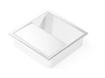 IRODABÚTOR KIEGÉSZÍTŐ KÁBELKIVEZETŐ ART1626 85x22x85mm FEHÉR