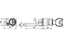 Forest LEHMANN BÚTORZÁR 421 KÖZPONTI FIÓKZÁR  NIKKEL - 10003212200