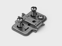 PÁNTALÁTÉT FDS C82 KLIPPES EXCENTERES, 0 mm EUROCSAVARRAL FEKETE