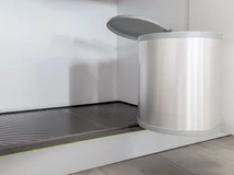 MŰANYAG TÁLCA MOSOGATÓS ELEM ALÁ 563x580mm ANTRACIT