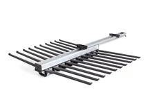 KIHÚZHATÓ NADRÁGTARTÓ 409/N 510-820 mm ALUMÍNIUM-FEKETE