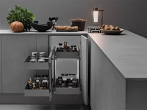 FÉMRÁCS LAMINA KUBICO452LVGM SAROKSZEKRÉNYBE SZERELHETŐ 735x567x487mm ANTRACIT