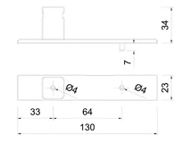 BÚTORFOGANTYÚ WPL892-064 ALÁTÉT LEMEZ WPO892 GOMBHOZ 64mm ARANY