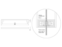 BÚTORFOGANTYÚ WMA908.450 450 GALVANIZÁLT NIKKEL
