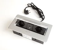 Forest IRODABÚTOR TARTOZÉKOK KONNEKTOR ELOSZTÓ MODULBOX II - 2 DB 230 V-OS DUGALJ + 2 USB ALUMÍNIUM - 10015622120