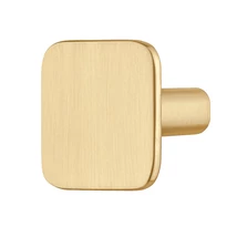 106.70.312 Hafele Déco H2385 Fogantyú Gomb Szálcsiszolt Arany