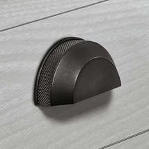 106.70.420 Hafele Déco H2315 Foganyú Gomb Fekete matt