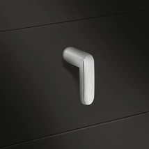 106.70.550 Hafele Déco H2375 Foganyú Gomb Matt Fekete