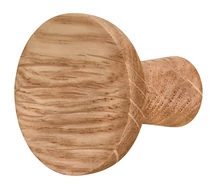 106.71.540 Häfele Déco H2570 Fogantyú Gomb Fából Natúr Tölgy Lakk