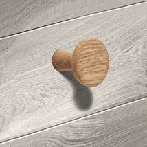 106.71.541 Häfele Déco H2570 Fogantyú Gomb Fából Fekete Tölgy 