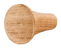 106.71.580 Häfele Déco H2525 Fogantyú Gomb Fából Natúr Lakkozott Tölgy 