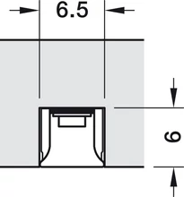 833.75.365 Hafele LOOX 5 LED 3085 szalag 24V-os 9,6W 2700K 3fm 