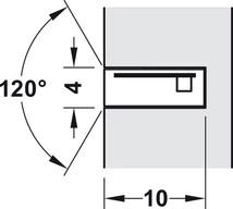 833.75.262 Hafele LOOX 5 LED 3199 szalag 24V-os 9,6W 4000K 3fm 