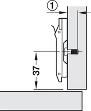 329.71.533 Pánttalp Duomatic SM ZI 3mm  CSAV