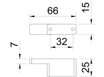 Forest BÚTORFOGANTYÚ 8315-66 32mm FEKETE - 10007434190