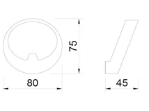 FOGAS ART 1100 80x75x45 mm KRÓM