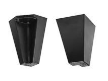 Forest MŰANYAG DESIGN LÁB 8281 78x78mm H=120mm FEKETE - 10014103810