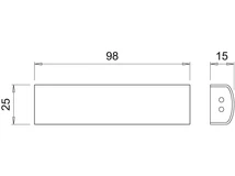 LED VILÁGÍTÁS HIDDI 3.1W 3900K 24V DC IR-ÉRZÉKELŐVEL+ÖNTAPADÓS KÁBELCSATORNÁVAL 98x25x15mm FEHÉR