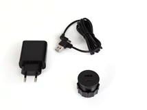 VILÁGÍTÁSTECHNIKAI KIEGÉSZÍTŐ SM-716B BEÉPÍTHETŐ USB TÖLTŐ USB-A + USB-C (5V/3A) D=35MM FEKETE