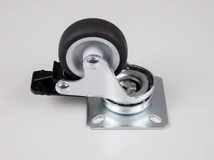 Forest BELTÉRI BÚTORGÖRGŐ 111/NGF.050P FÉKEZŐS TALPAS 50mm  50kg KRÓM-FEKETE - 10002305210