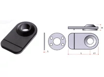 Forest SR BÚTORZÁR SR08 ÜVEGAJTÓ ADAPTER 74mm FEKETE - 10003205040