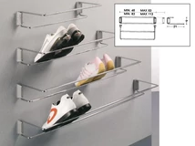 Forest CIPŐTARTÓ 111/A ELÖLRŐL SZERELHETŐ 480-830 mm KRÓM - 10004320200