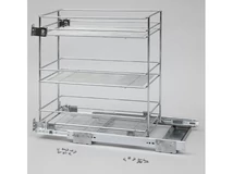 Forest BELSŐ FÉMRÁCS EGTGS40B3C 3RÉSZES KIHÚZHATÓ POLC . KRÓM-SZÜRKE - 10006207241