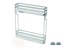 Forest BELSŐ FÉMRÁCS ELQGM202DX JOBBOS OLDALLAPRA SZERELHETŐ 157×531×475mm KRÓM-FEHÉR - 10006210060