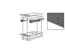 Forest BELSŐ FÉMRÁCS EGTGM30B20 OLDALLAPRA SZERELHETŐ 264×506×494mm ANTRACIT - 10006211100