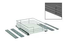 Forest BELSŐ FÉMRÁCS CCTGM260 OLDALLAPRA SZERELHETŐ 564×134×473mm ANTRACIT - 10006211330