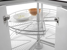 Forest BELSŐ FÉMRÁCS 828B/705 SAROKSZEKRÉNYBE SZERELHETŐ 3/4-ES FORGÓTÁNYÉR 705mm KRÓM - 10006220460