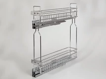 Forest BELSŐ FÉMRÁCS HFR150 OLDALLAPRA SZERELHETŐ TELJESEN KIHÚZHATÓ CSILLAPÍTOTT POLC 111x545x468mm KRÓ - 10006250093