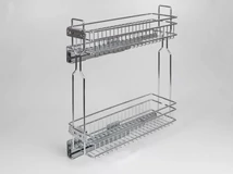 Forest BELSŐ FÉMRÁCS HFR200 OLDALLAPRA SZERELHETŐ 151x545x468mm KRÓM - 10006250400