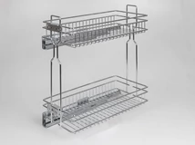 Forest BELSŐ FÉMRÁCS HFR300 OLDALLAPRA SZERELHETŐ 220x545x468mm KRÓM - 10006250410