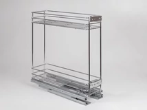 Forest BELSŐ FÉMRÁCS 24270.200 FENÉKLAPRA SZERELHETŐ 2 RÉSZES KIHÚZHATÓ POLC 145x510x475mm KRÓM - 10006250500