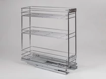 Forest BELSŐ FÉMRÁCS 24272.200 FENÉKLAPRA SZERELHETŐ 3 RÉSZES KIHÚZHATÓ POLC 145x510x475mm KRÓM - 10006250600