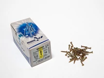 Forest FACSAVAR REISSER 3x18mm ACÉL, SÁRGÍTOTT, TÖVIGMENETES 1000db/doboz - 10007110115