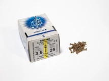 Forest FACSAVAR REISSER 3,5x25mm ACÉL, SÁRGÍTOTT, TÖVIGMENETES 1000db/doboz - 10007110220