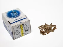 Forest FACSAVAR REISSER 4x25mm ACÉL, SÁRGÍTOTT, TÖVIGMENETES 1000db/doboz - 10007110320
