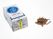 Forest FACSAVAR REISSER 4x40mm ACÉL, SÁRGÍTOTT, TÖVIGMENETES 500db/doboz - 10007110340