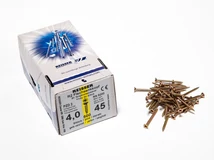 Forest FACSAVAR REISSER 4x45mm ACÉL, SÁRGÍTOTT, TÖVIGMENETES 500db/doboz - 10007110345