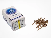 Forest FACSAVAR REISSER 4,5x60mm ACÉL, SÁRGÍTOTT, TÖVIGMENETES 200db/doboz - 10007110445
