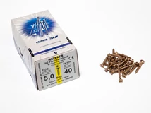 Forest FACSAVAR REISSER 5x40mm ACÉL, SÁRGÍTOTT, TÖVIGMENETES 500db/doboz - 10007110520