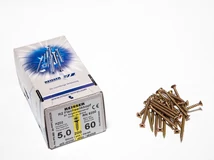 Forest FACSAVAR REISSER 5x60mm ACÉL, SÁRGÍTOTT, TÖVIGMENETES 200db/doboz - 10007110540